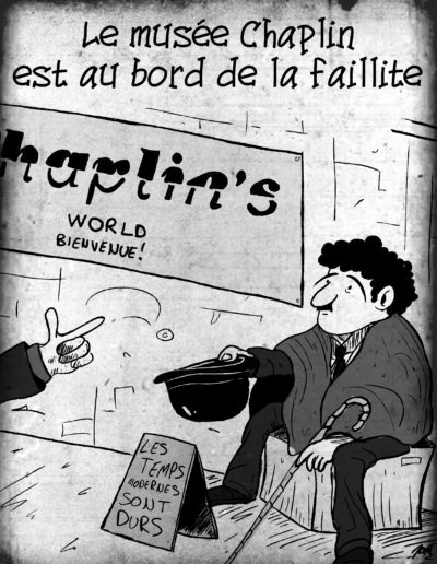 Chaplin faillite World Vevey Muséee